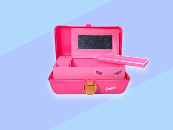Vintage 90s Barbie Pink Caboodles Mirror Case. Rare. Etsy
