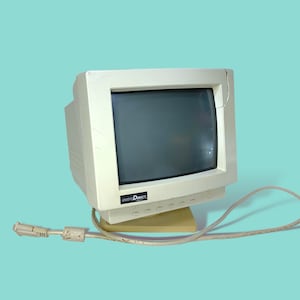 Vintage 90er Y2K Desktop Computer Monitor.Selten.