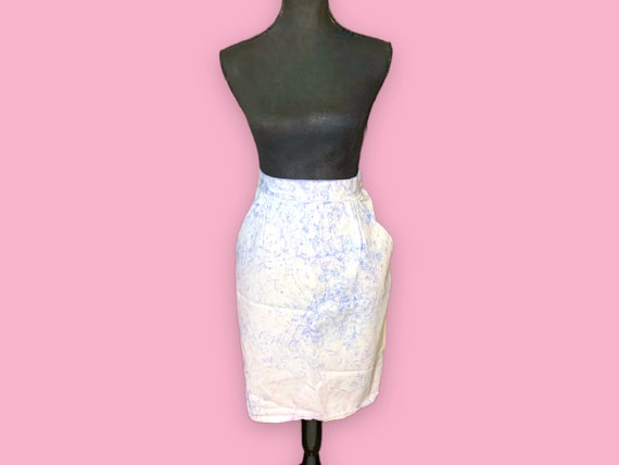 Vintage 90s High Waist Pocket Skirt. - image 5