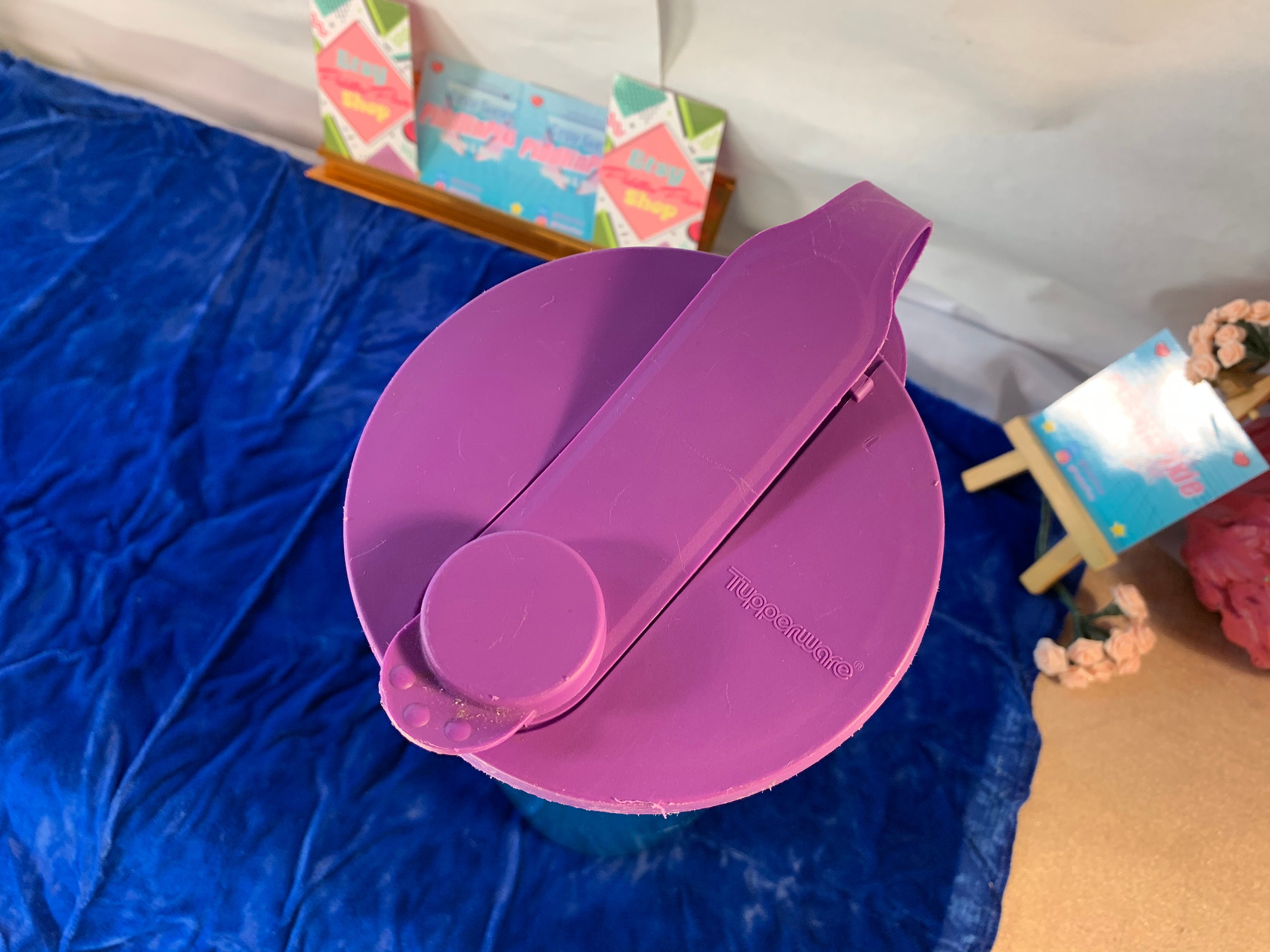 Vintage 90s Tupperware portable Travel Cup with Lid. Etsy