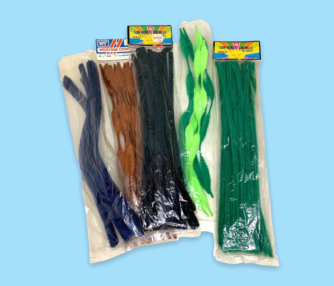 Vintage Pipe Cleaner Craft Supplies Etsy