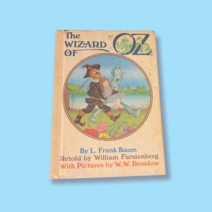 Vintage Copy of The Wizard Of Oz Book.