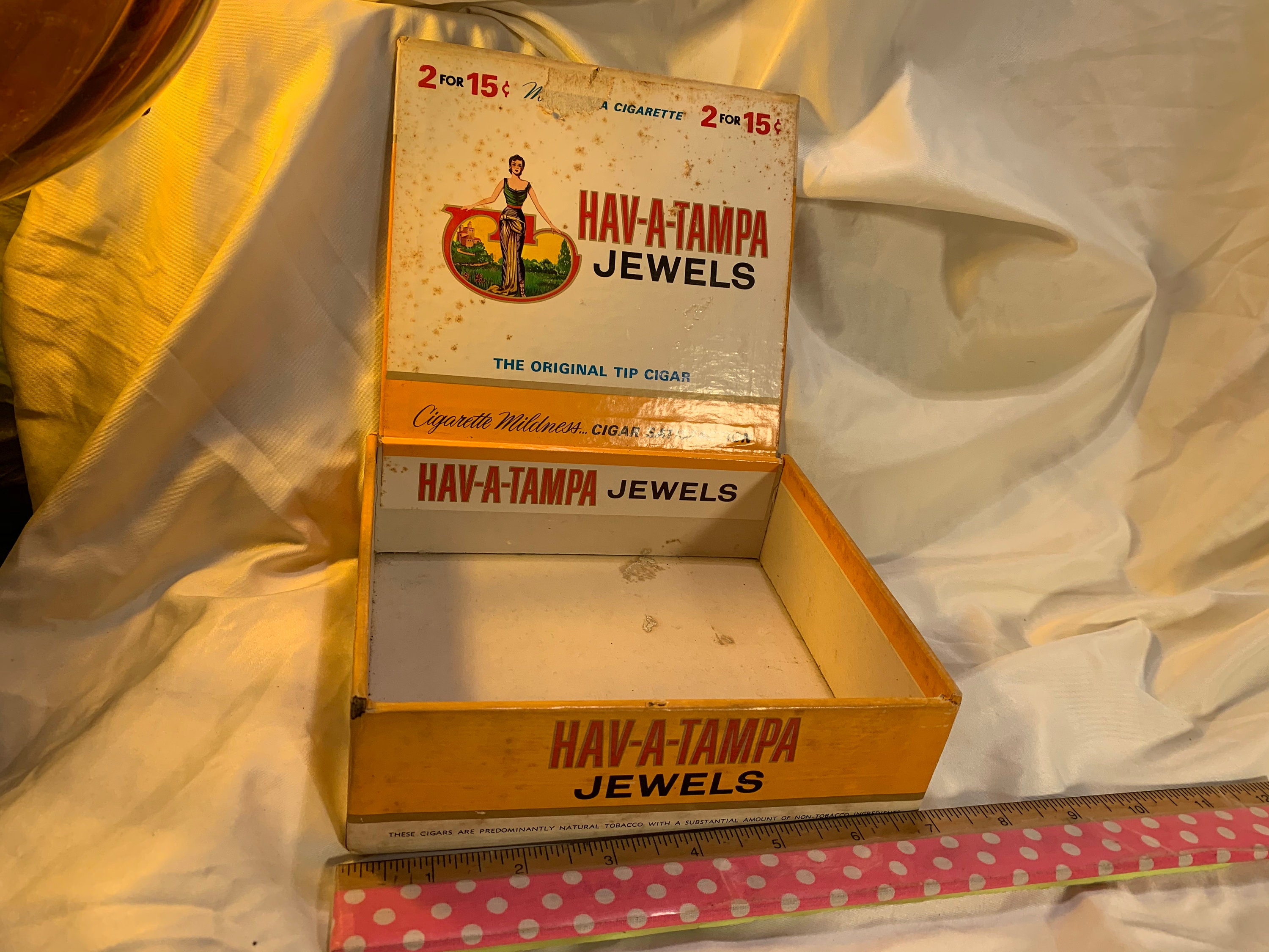 Vintage HavATampa Jewels Cigar Box Etsy