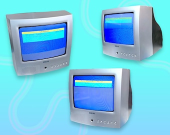 Vintage 90s Y2K TV RCA Television Set. Works. - Etsy