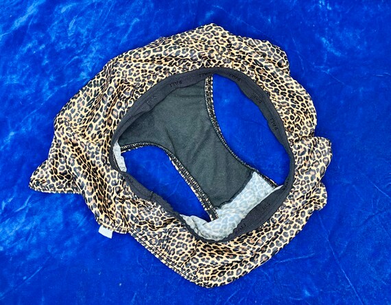Vintage 90s Leopard Print Underwear Panties. - Gem