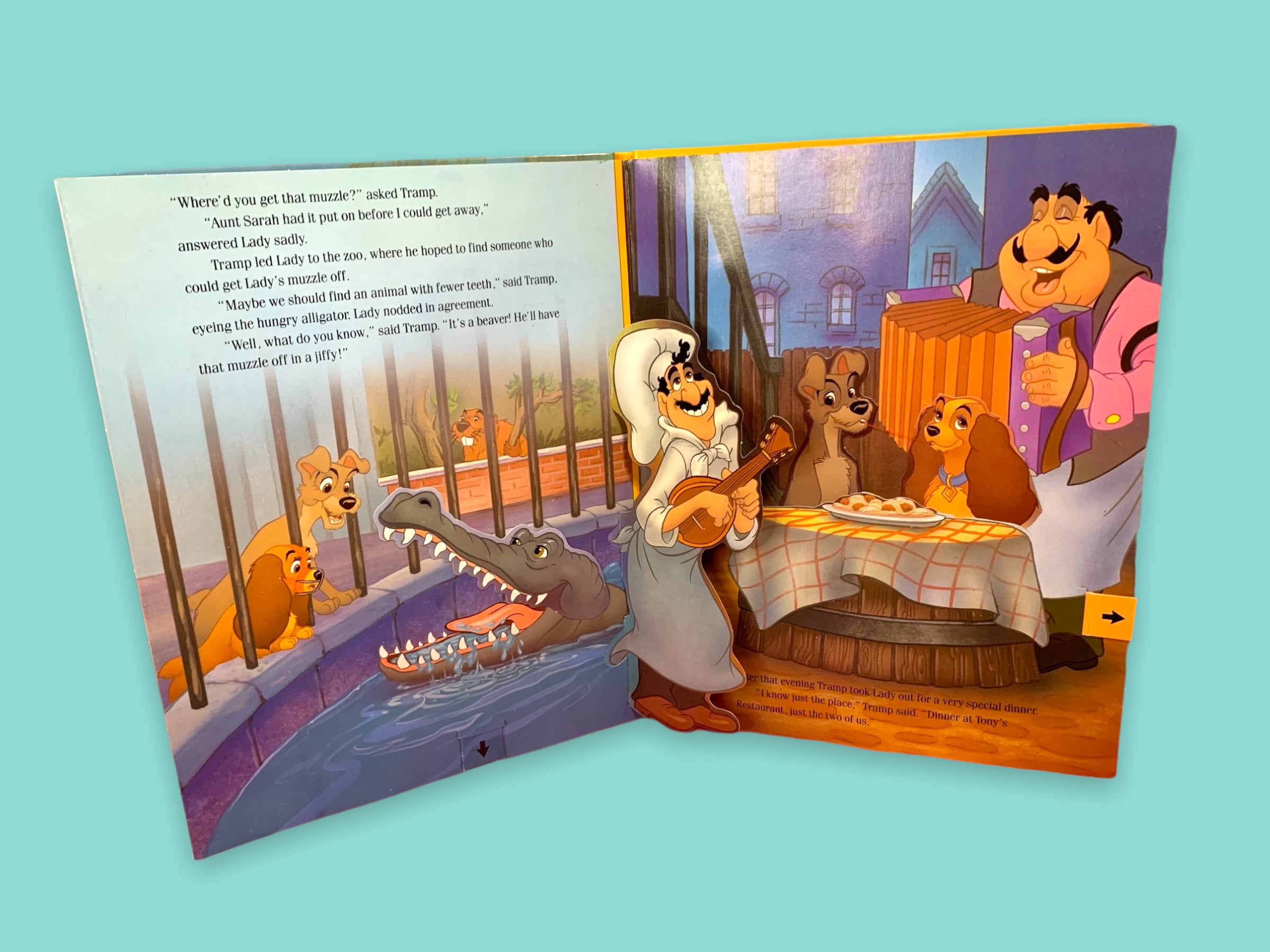 Vintage Disneys Lady and the Tramp Pop up Book. - Etsy Australia