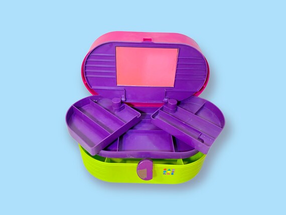 Vintage 90s Caboodles Mirror Makeup Case. 