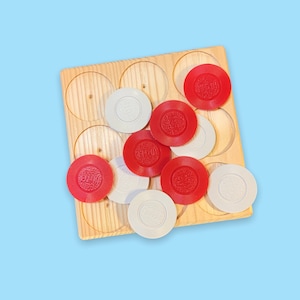Vintage Wooden Board Checker game.