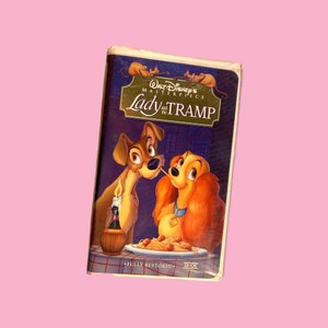 Vintage Disney’s Lady and the Tramp VHS Movie.