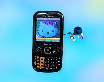 Vintage Y2K Pantech Slider Cell Phone.Works!