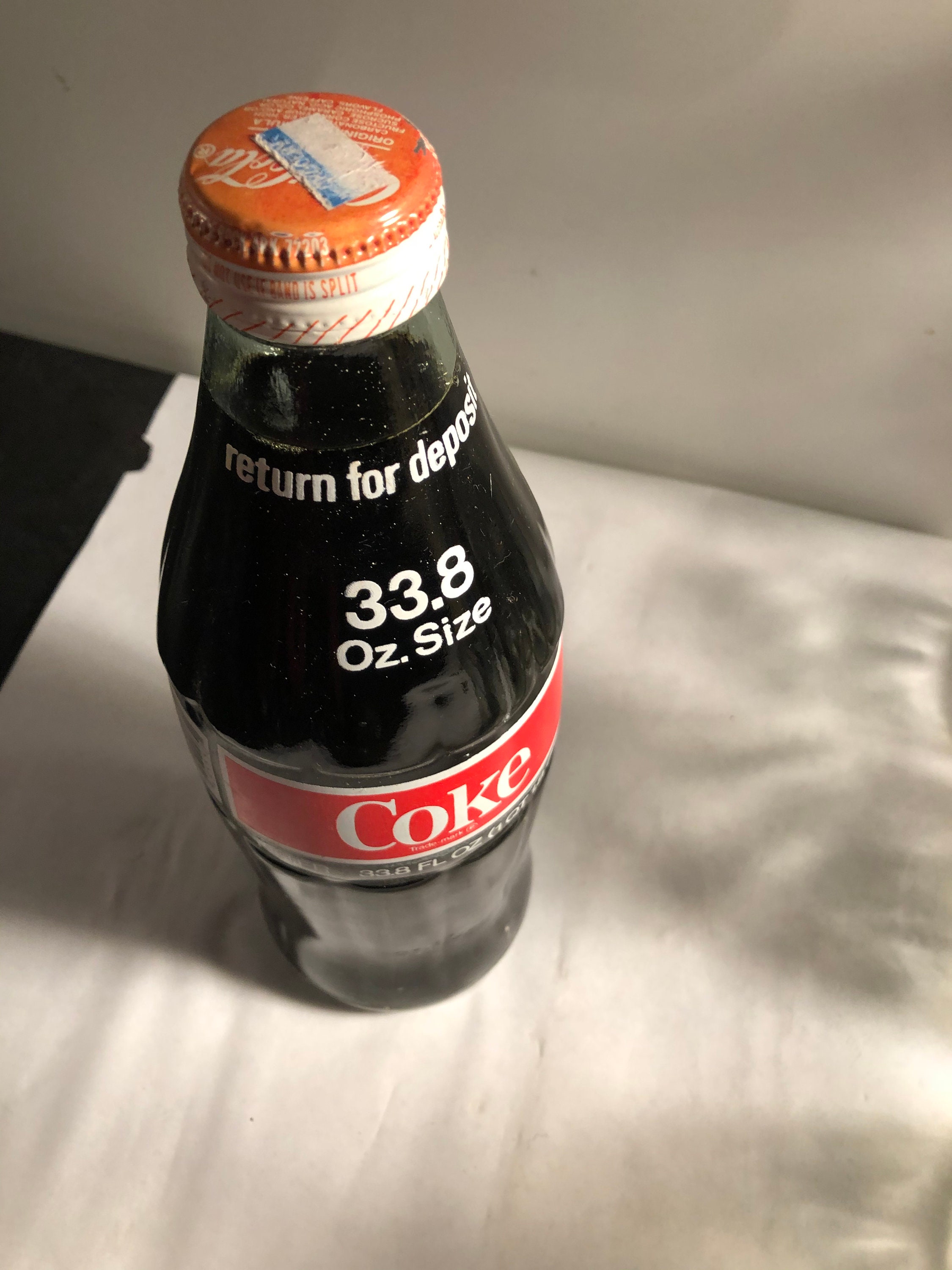 Vintage Coca Cola 1 Liter Bottle FULL Etsy