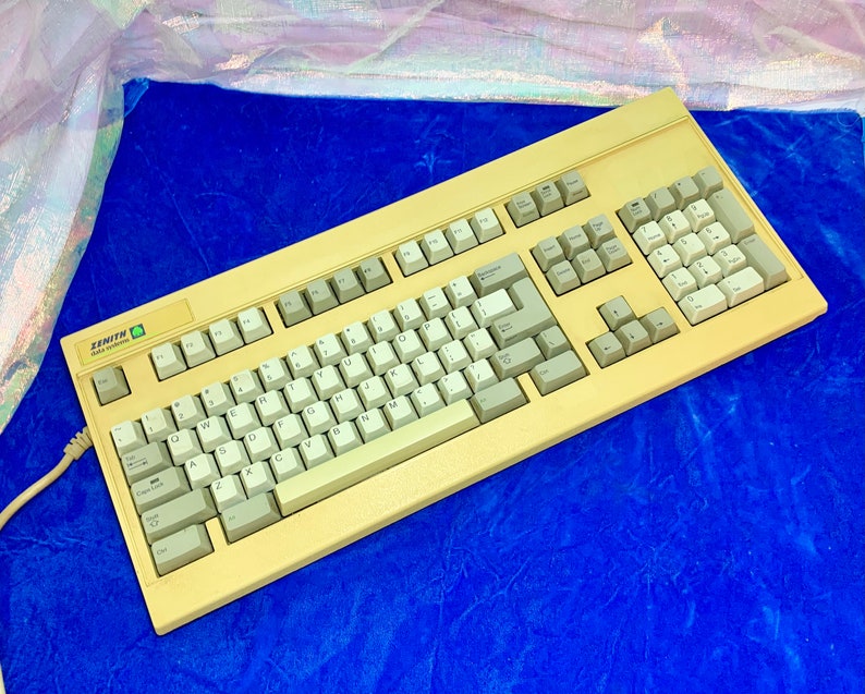 Vintage Computer Zenith Keyboard. Etsy