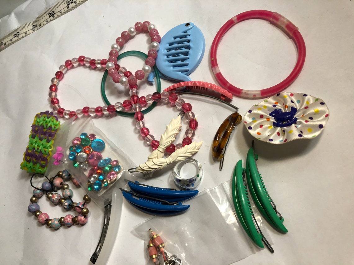 Vintage 90s Hair barrettes & accessories Etsy