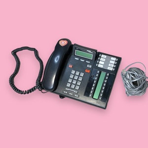 Vintage 2000s Corded Conference Phone Telephone.