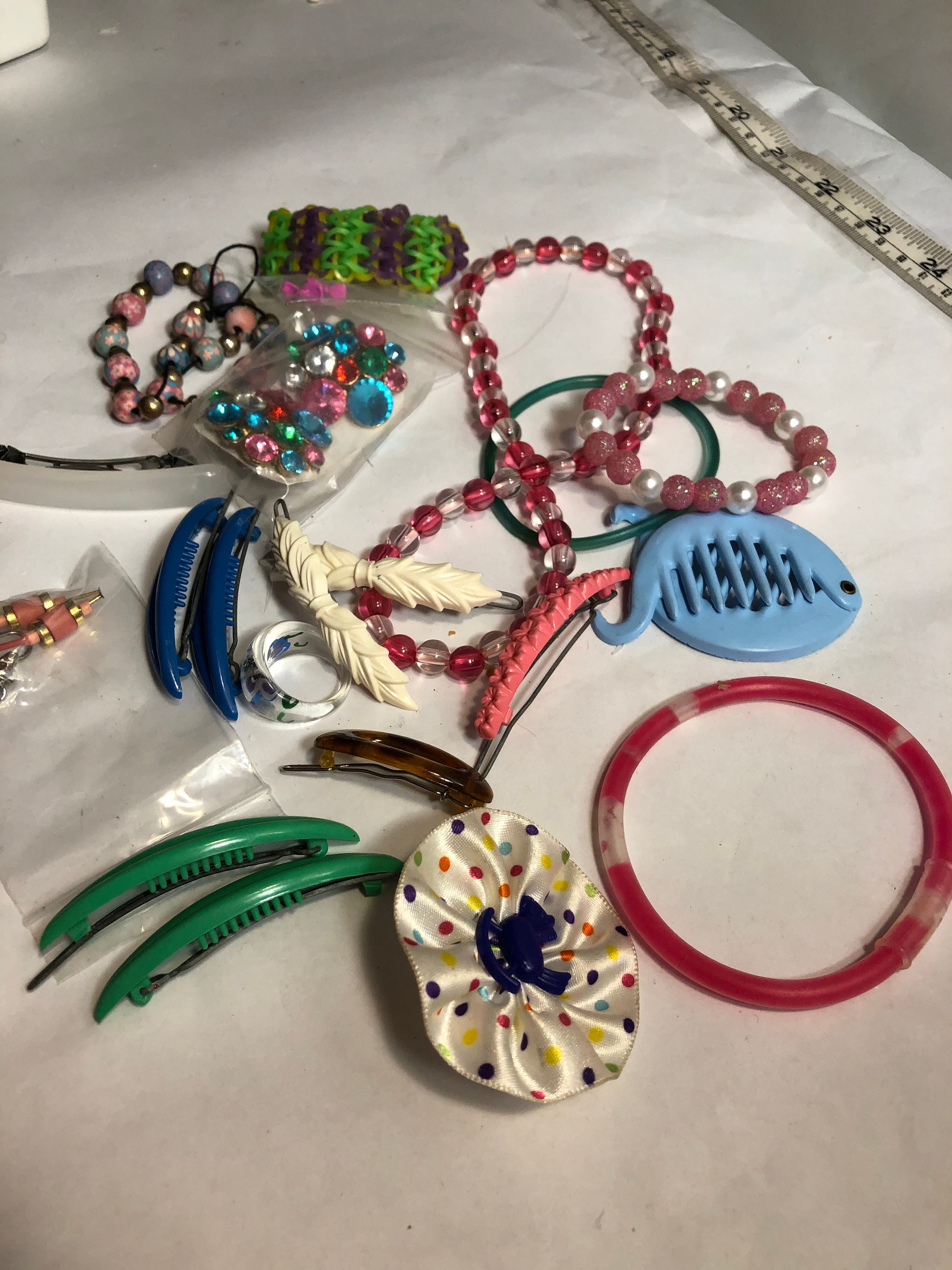 Vintage 90s Hair barrettes & accessories Etsy