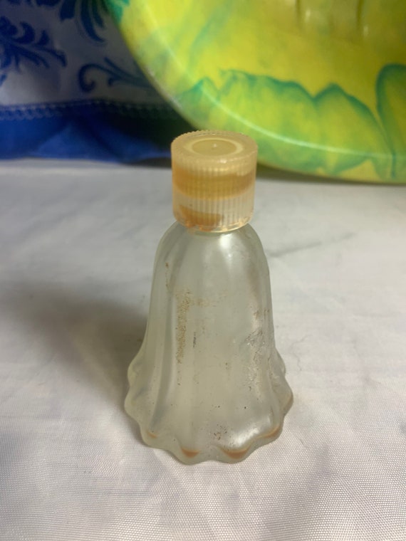 Vintage Avon Small Frosted Glass perfume Fragranc… - image 3