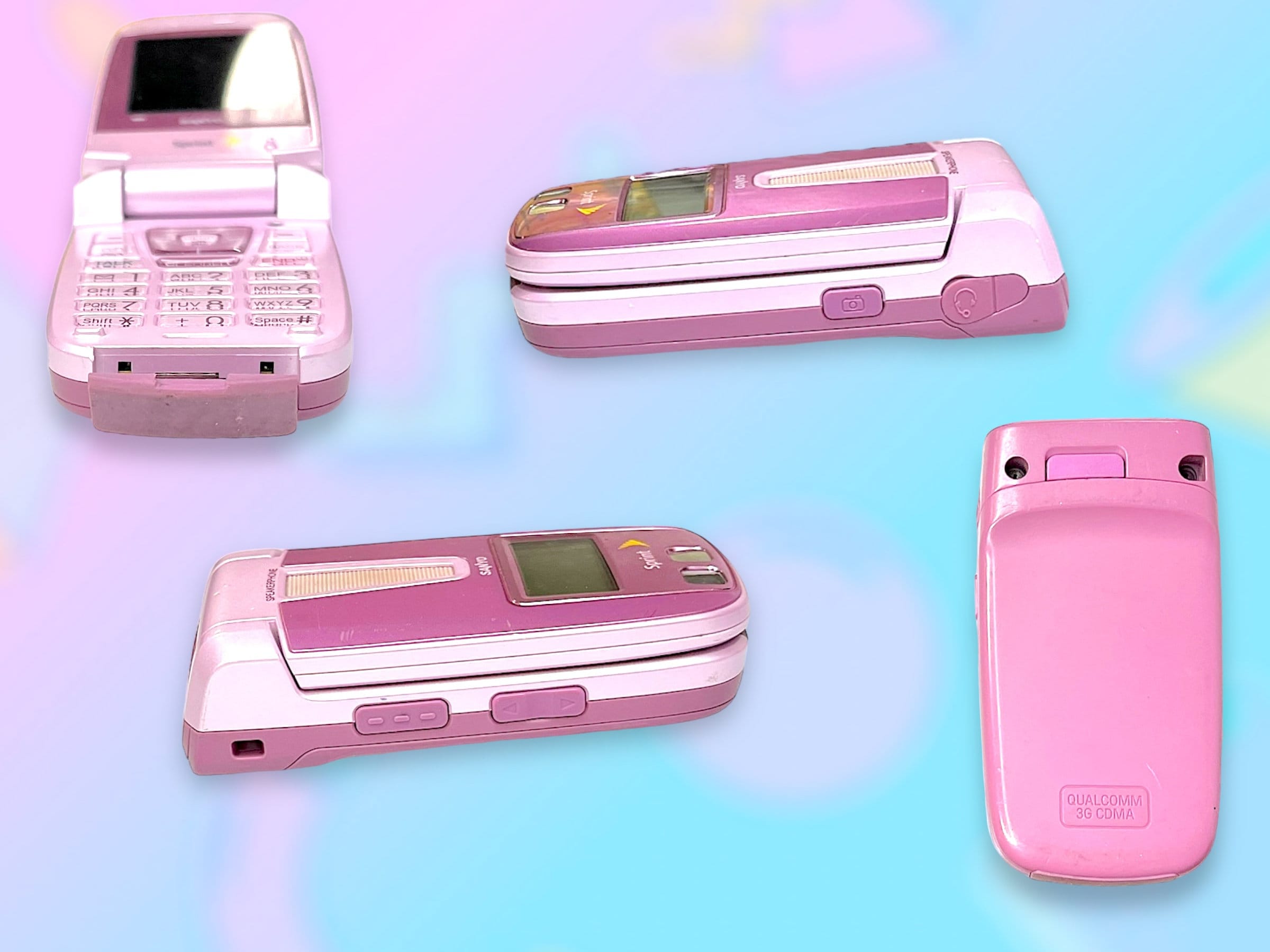 Vtg Y2K Pink Camera Flip Cell Phone. Very Rare.works Etsy UK