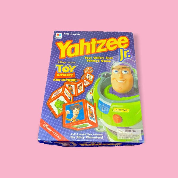 Vintage Disney Toy Story Yahtzee Game.