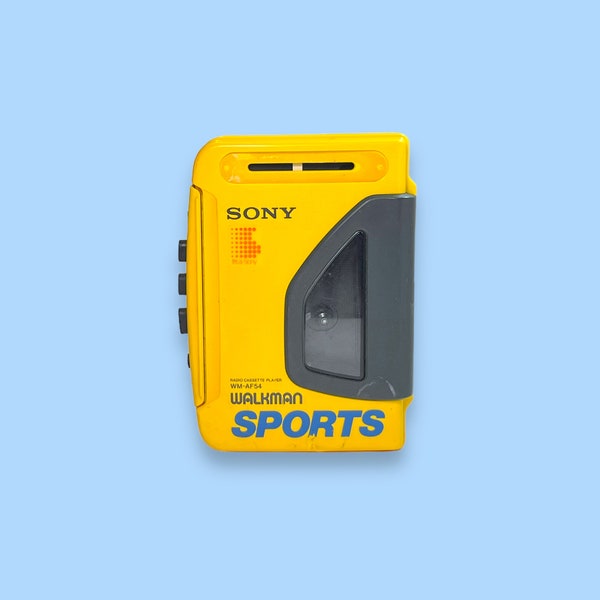 Vintage Sony Walkman Sports Cassette Player. Rare.