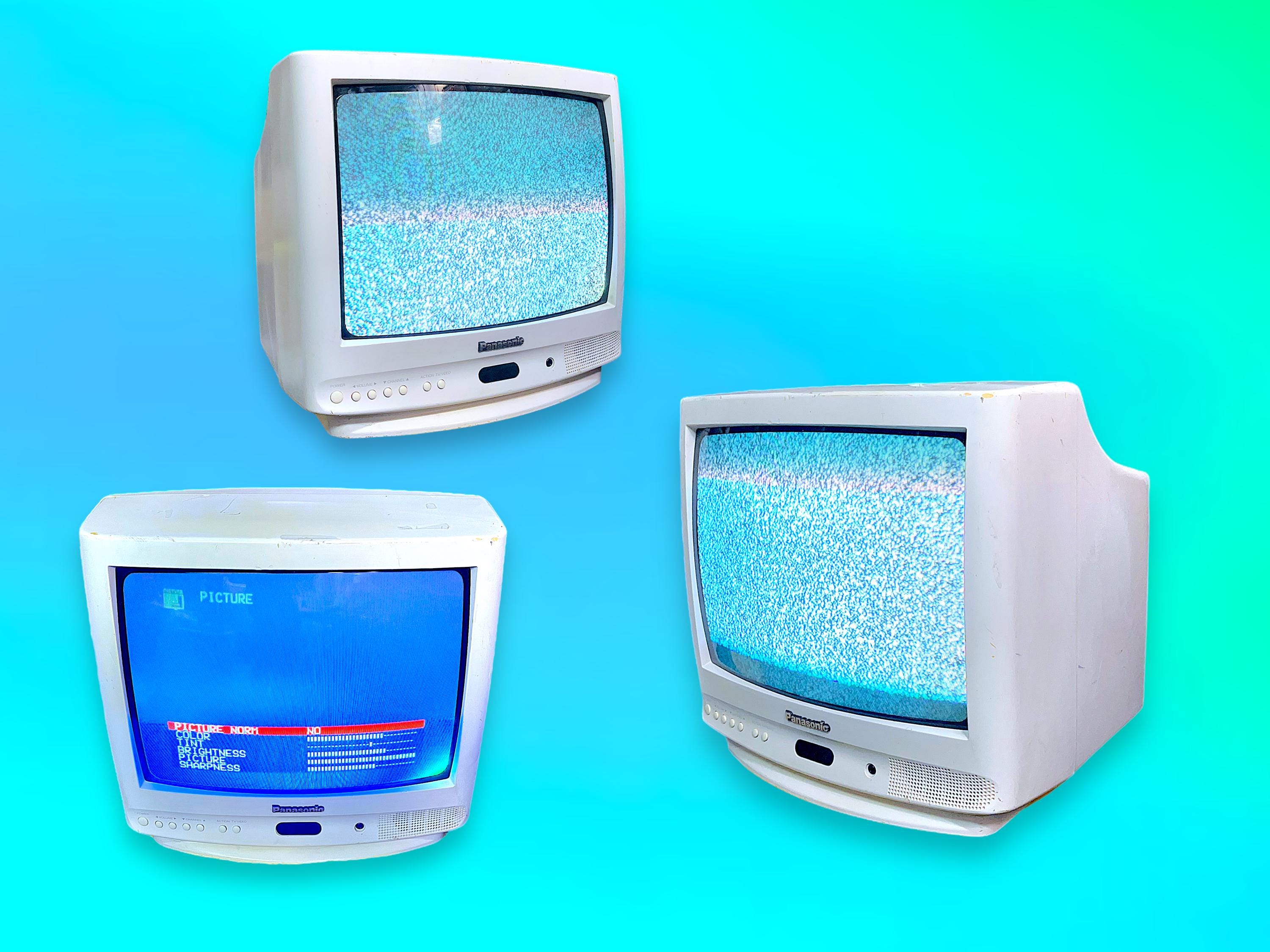 Vintage 90's TV CRT Panasonic Television.works as Is. - Etsy Vintage 90's TV CRT Panasonic Television.works as Is. - Etsy