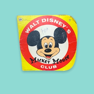 Vintage Walt Disney Mickey Mouse Club Book.