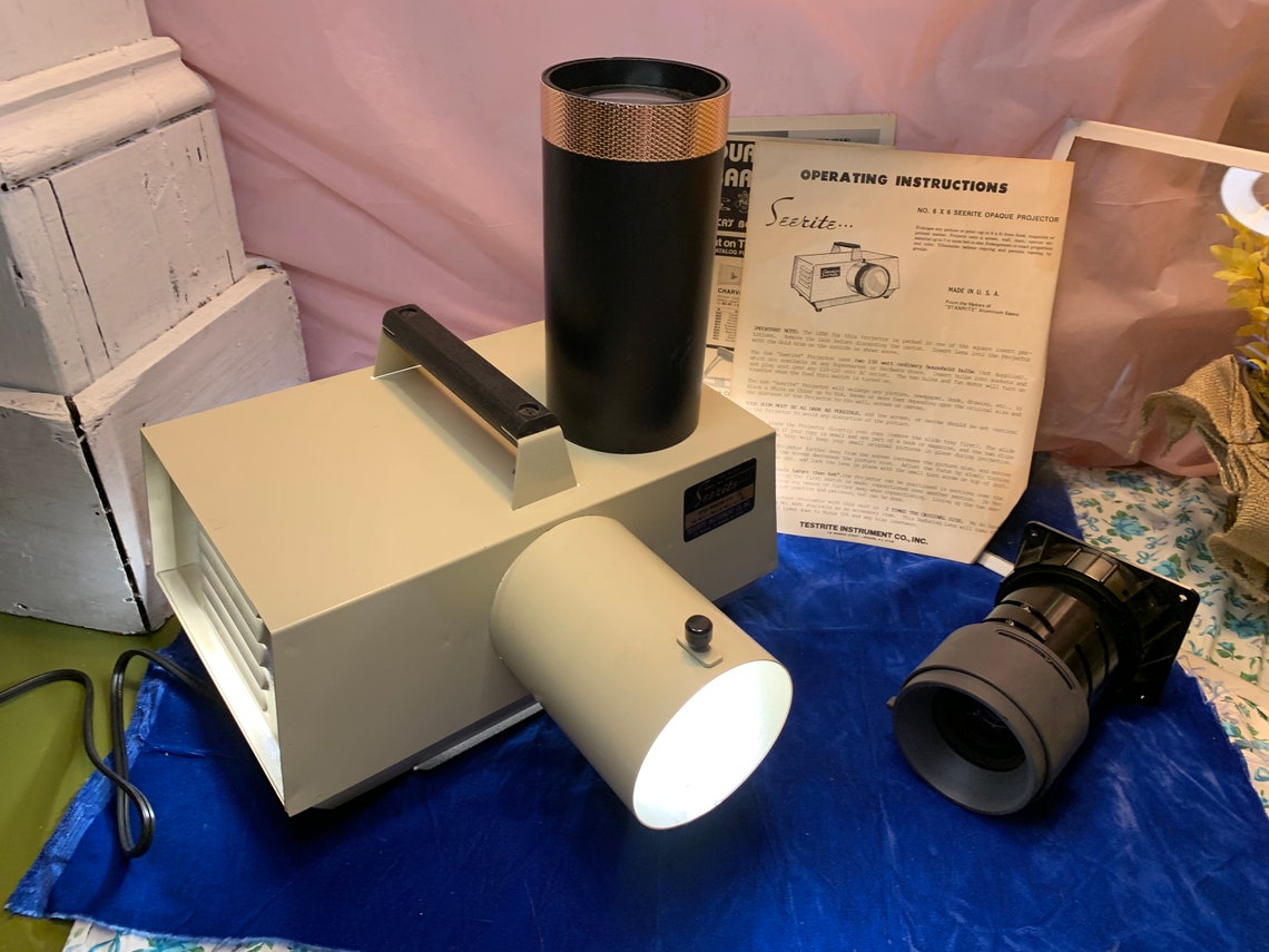 Vintage Seerite Opaque Projector in Original Complete Etsy