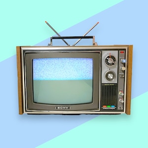 Vintage Sony TV Gaming Television Set.rare.works! - Etsy