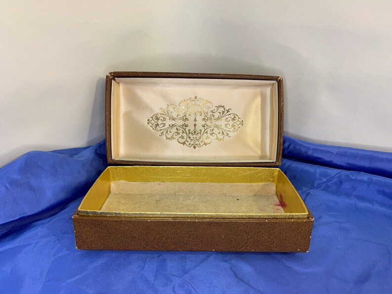 Vintage Vinyl Jewelry Box. Etsy