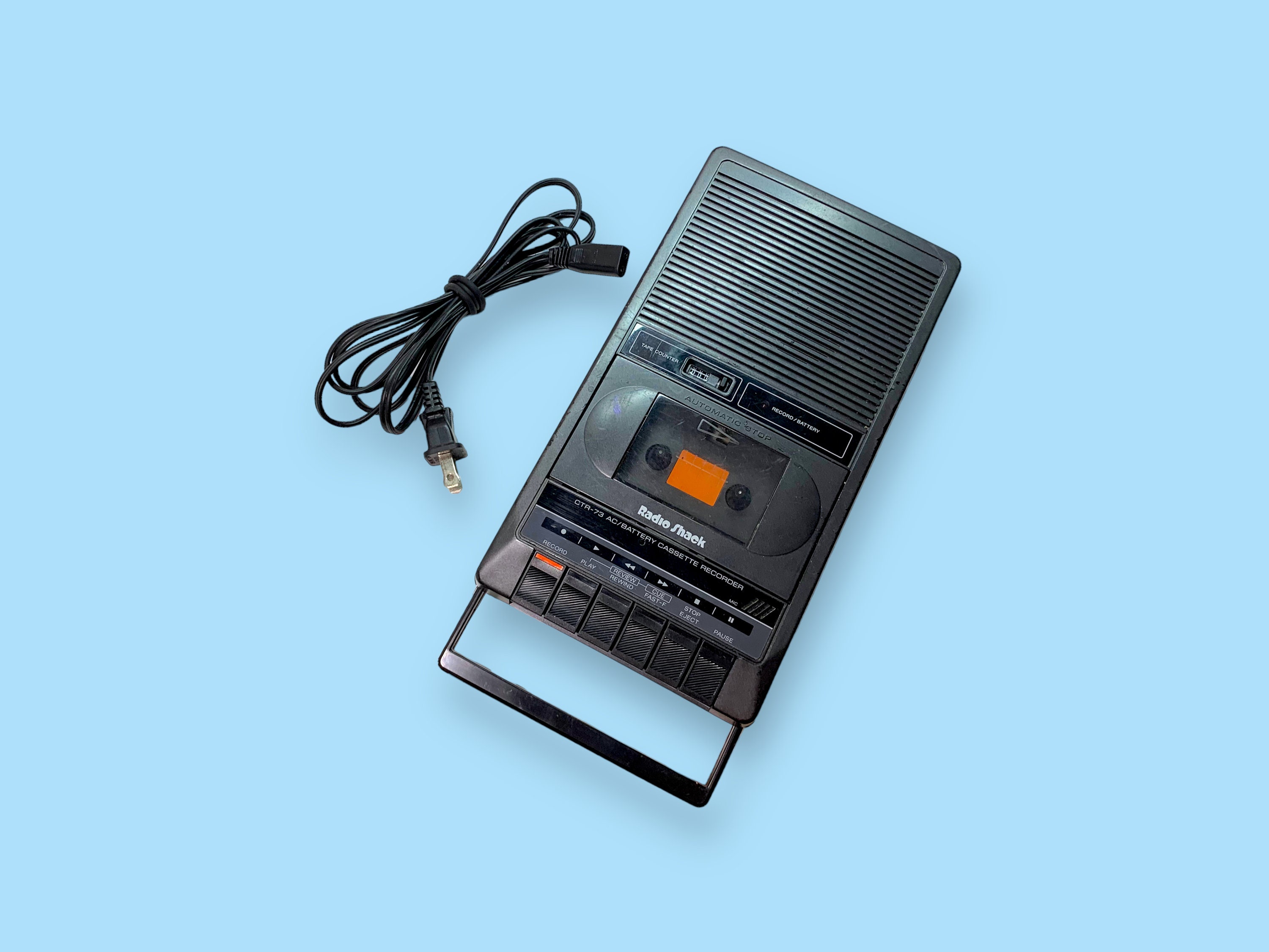 Vintage Portable Plastic Radio/ Retro Stereo Cassette Boombox Sharp/ Sharp  Radio Cassette Boombox / Vintage Electronics/ 80s 