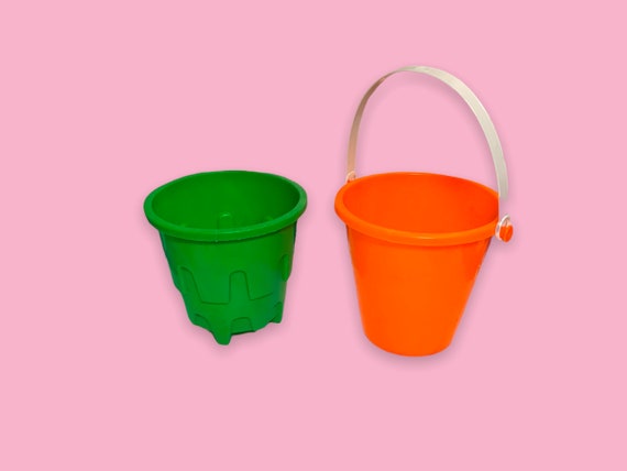 Plastic sand buckets best sale