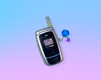 Vintage Y2K Mobile Flip Cell Phone.Rare.Works!