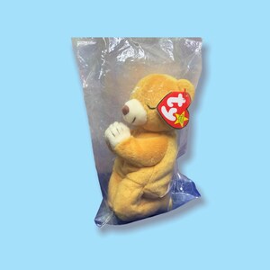 Vintage 90s Beanie Babies Hope Bear.