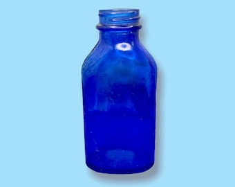 Vintage Blaue Phillips Medizinflasche.