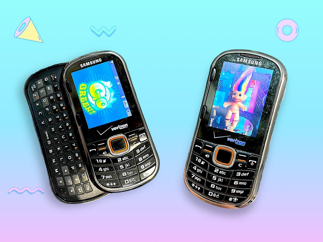 Vintage Y2K Samsung Keyboard Slide Cell UK