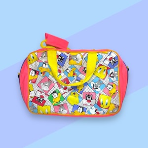 Bolso con cremallera vintage Looney Tunes de los años 90.