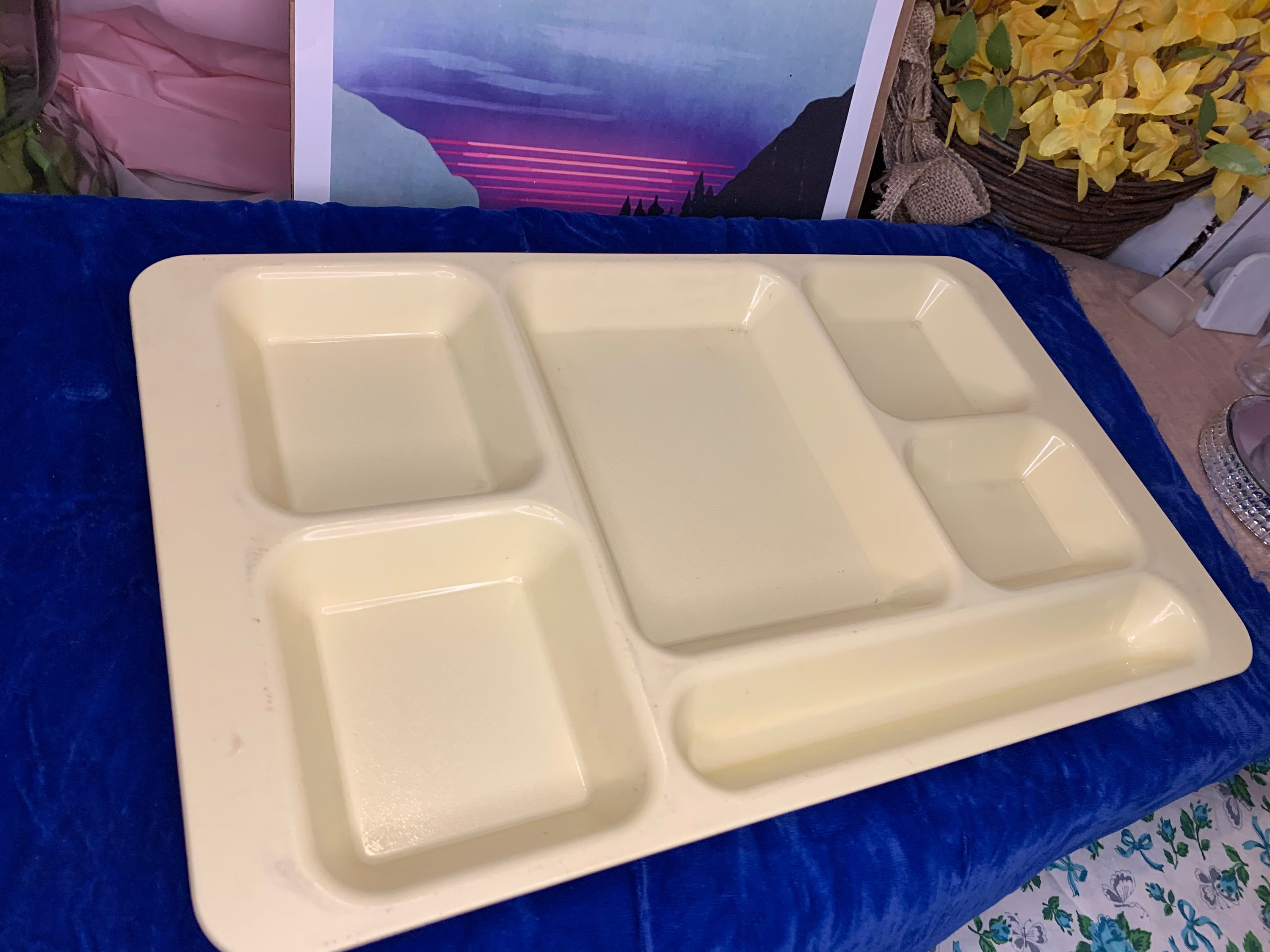 Vintage Hard Plastic School Lunch Tray Etsy