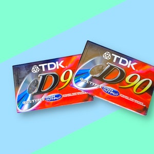 Vintage TDK Audio Cassette Tapes.