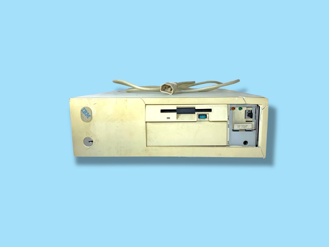 Vintage IBM Desktop Computer PC Monitor Tower Disc Drive. as Is. RARE ...