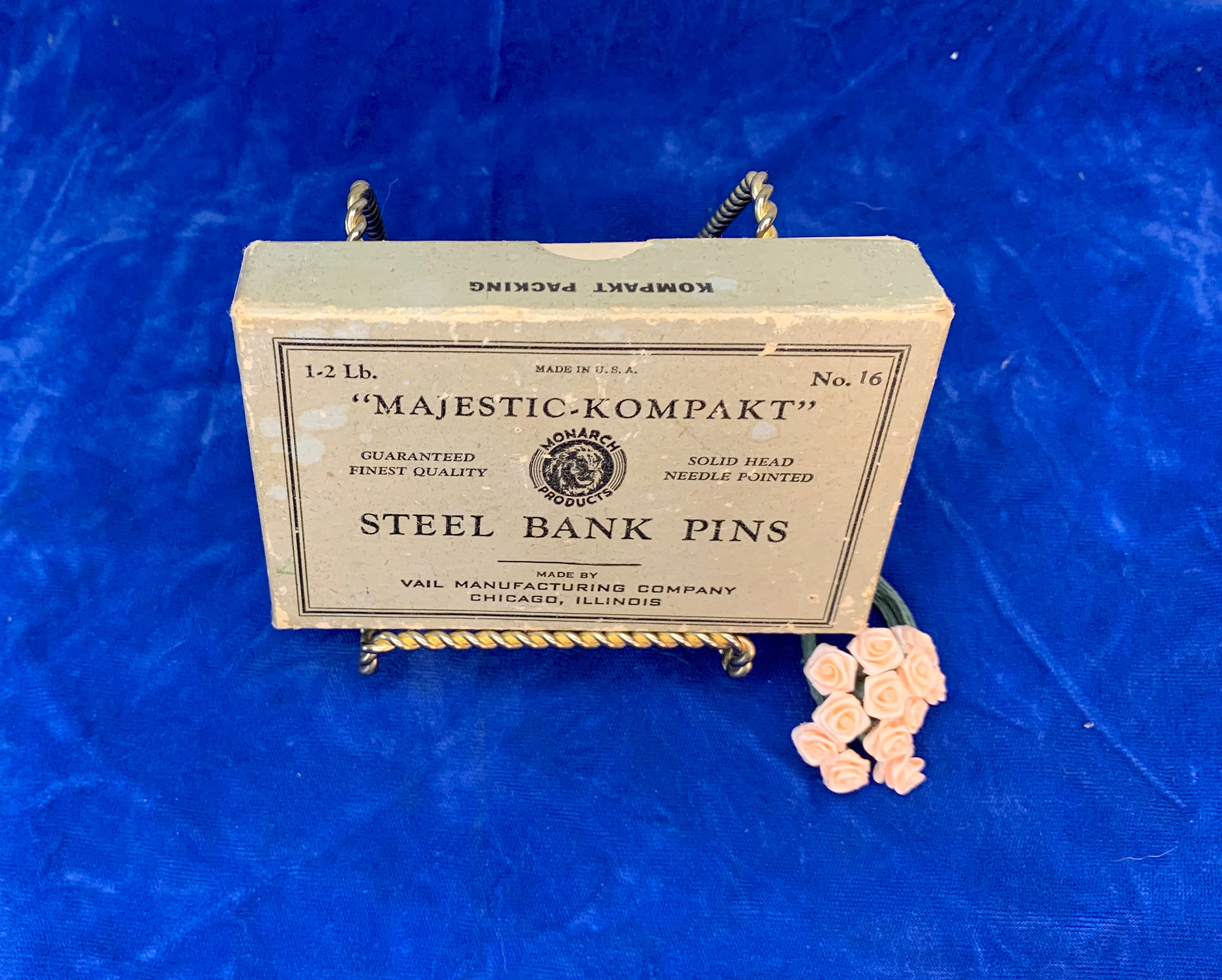 Vintage Steel Bank Pins in Original Box. - Etsy