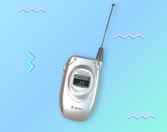 Vintage 90’s Y2K Samsung Mobile Flip CellPhone.Rare.Works!