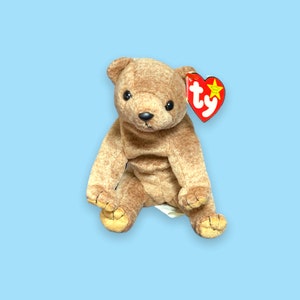 Vintage Beanie Babies Bear. Pecan.
