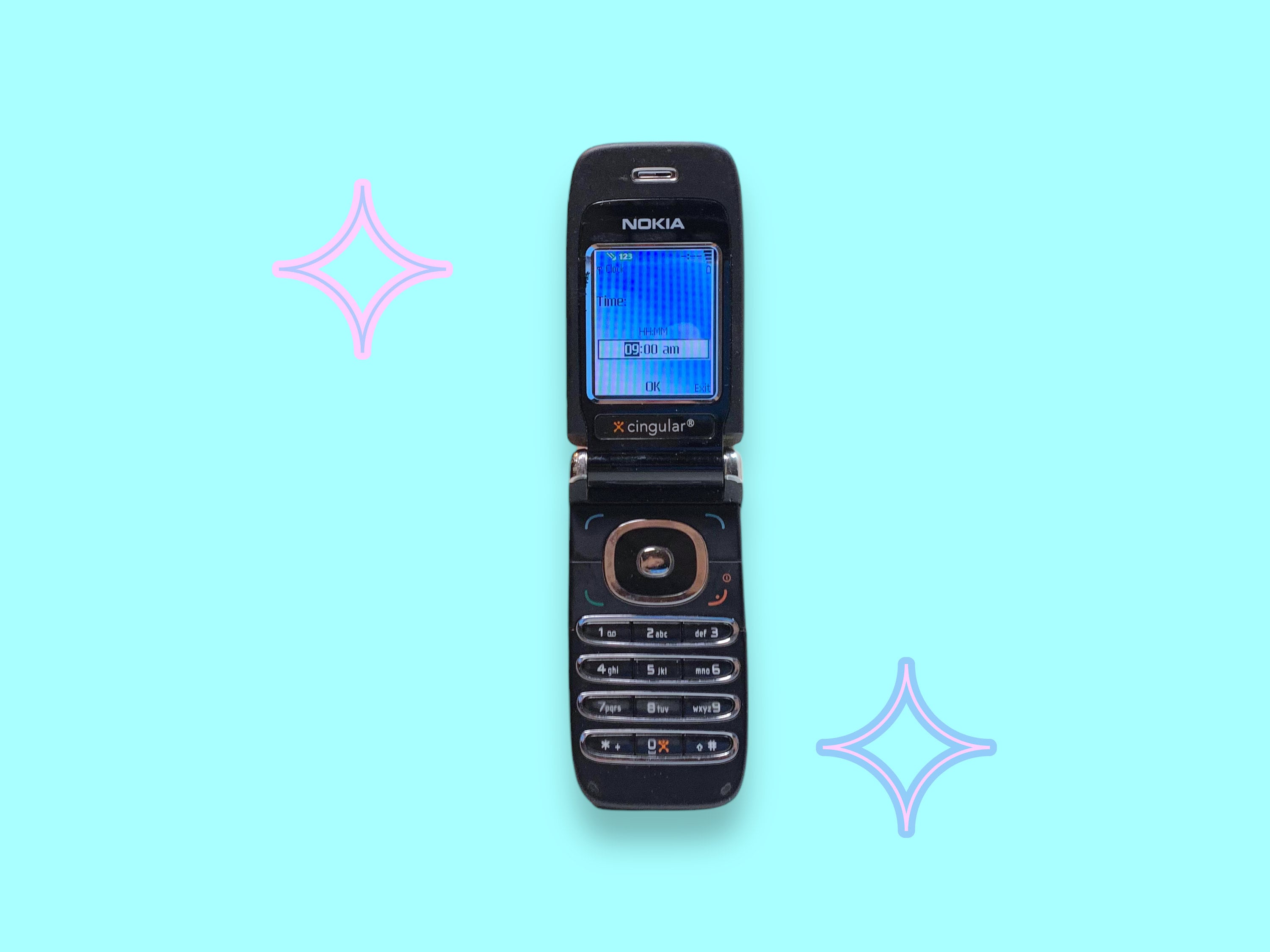 Nokia 6060 Original Flip Phone GSM old phones –