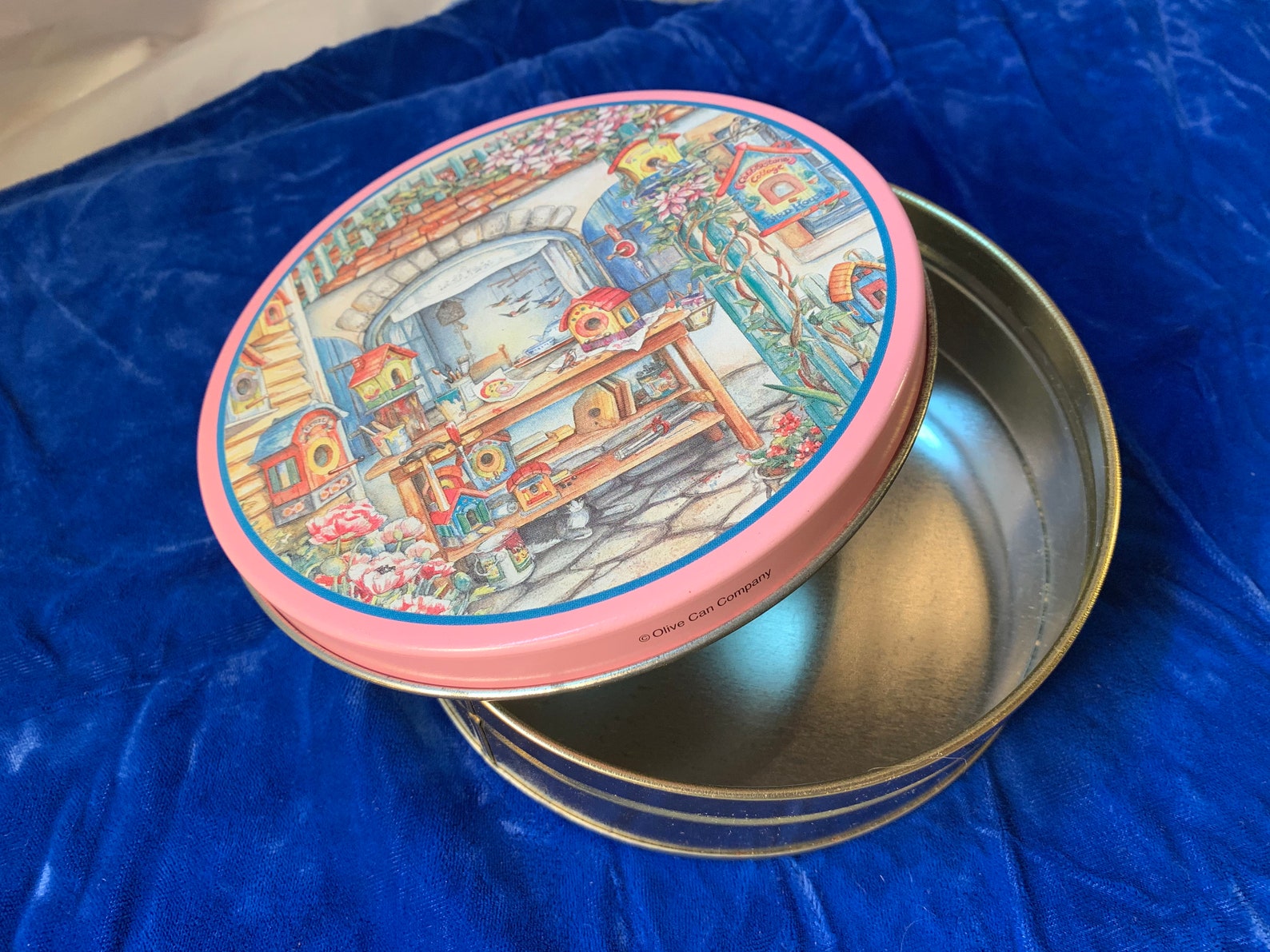 Vintage Olive Can Co. Metal Storage Tin. Etsy