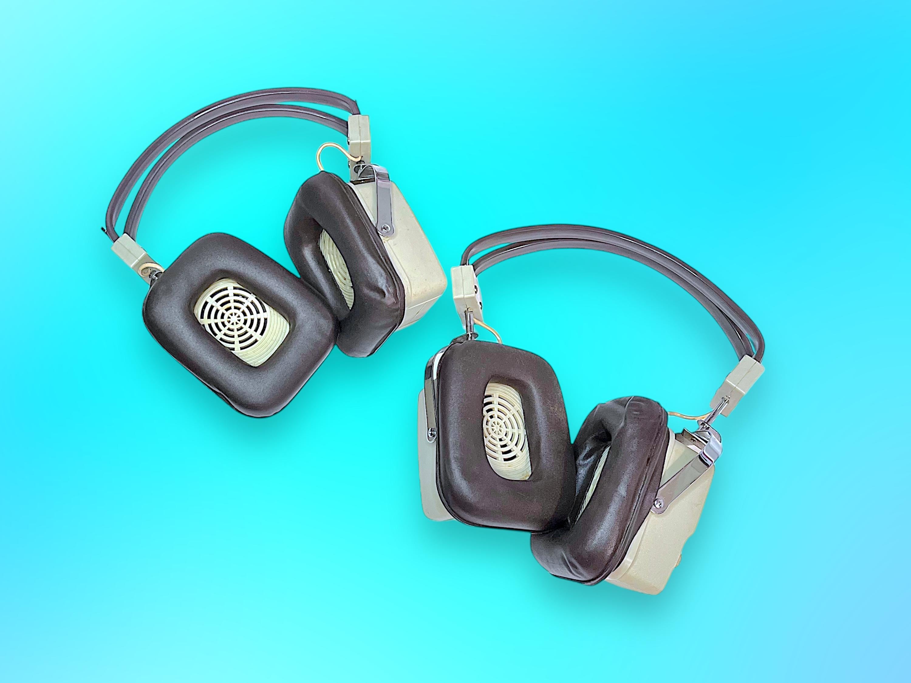 Vintage AM Radio Headphones. Rare.works. - Etsy
