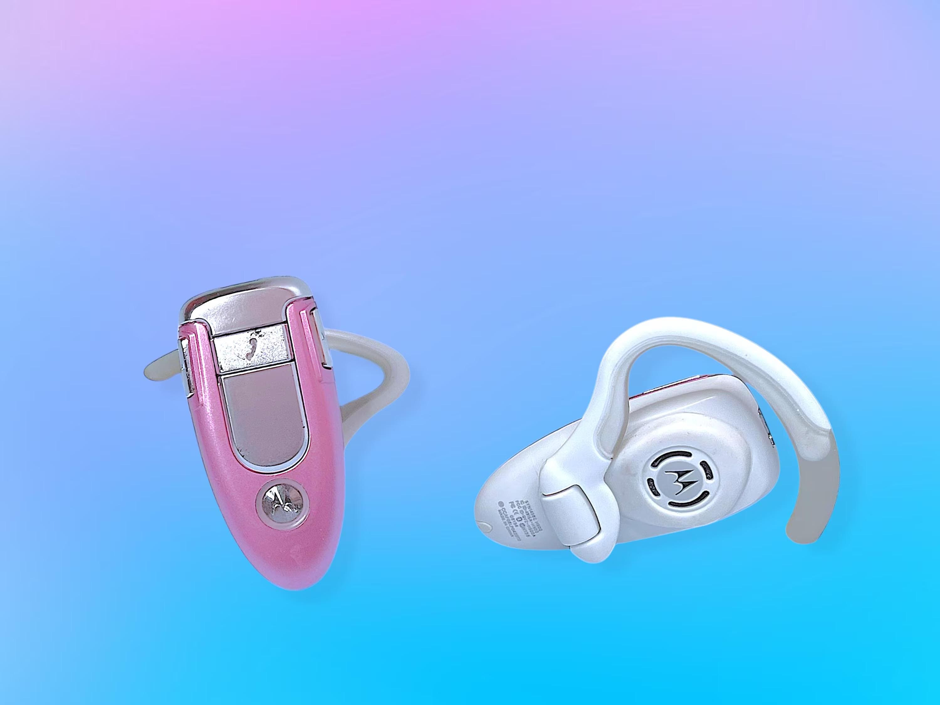 Vintage Y2K Pink Motorola Mobile Cell Phone Ear Piece . - Etsy