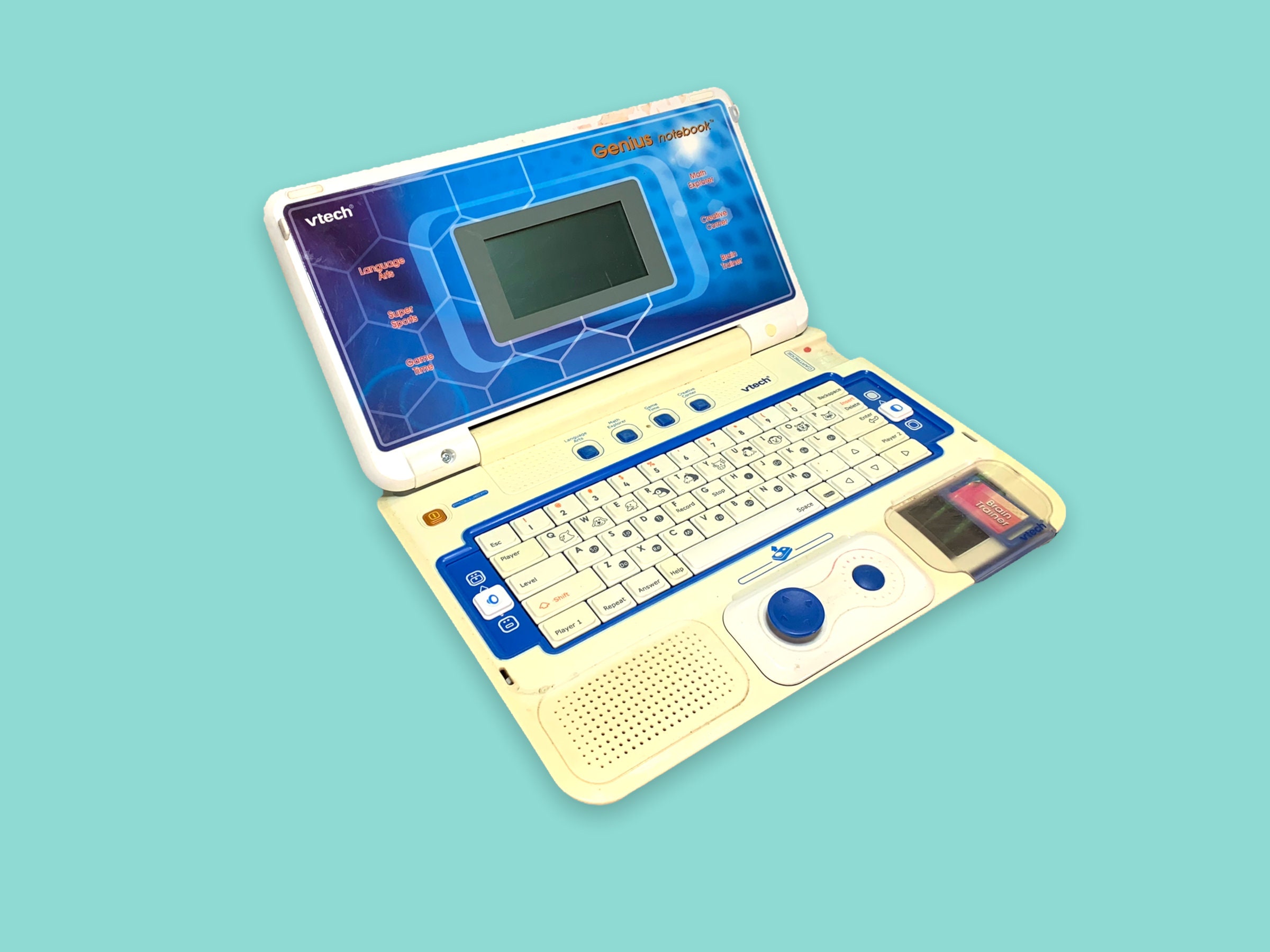 Rare Vtech Double Team Laptop Vintage 90s Game Learning
