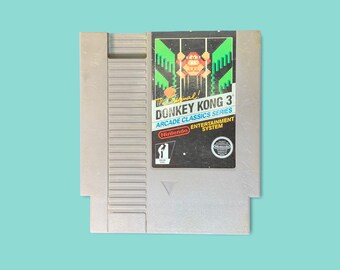 Vintage Nintendo Donkey Kong Video Game Cartridge. Etsy