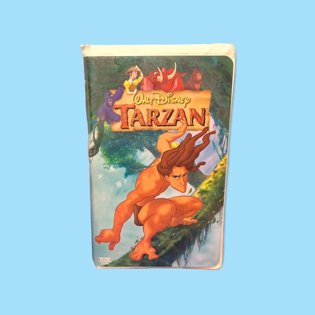 Vintage 90s Walt Disneys Tarzan Cartoon Movie. Etsy