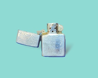 Vintage Silver Zippo Lighter.