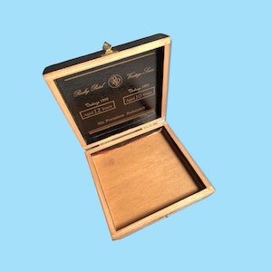 Vintage Wooden Premium cigar box.